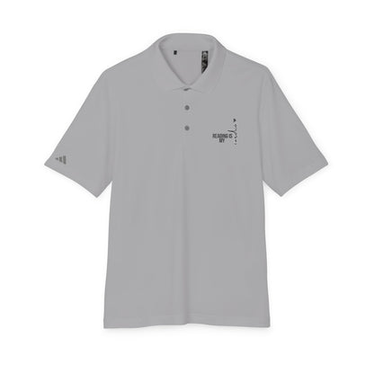 Reading is my Cardio adidas Unisex Performance Polo