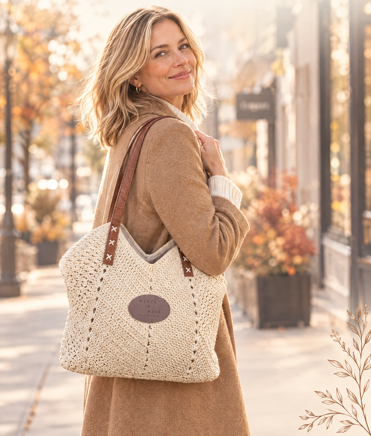 Boho Crochet Tote